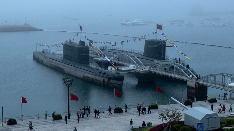 Chinese officials cover up sinking of country’s newest nuclear-powered submarine tied to pier