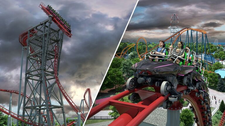 Cedar Point theme park unveils record-breaking 'tilt' roller coaster for 2025