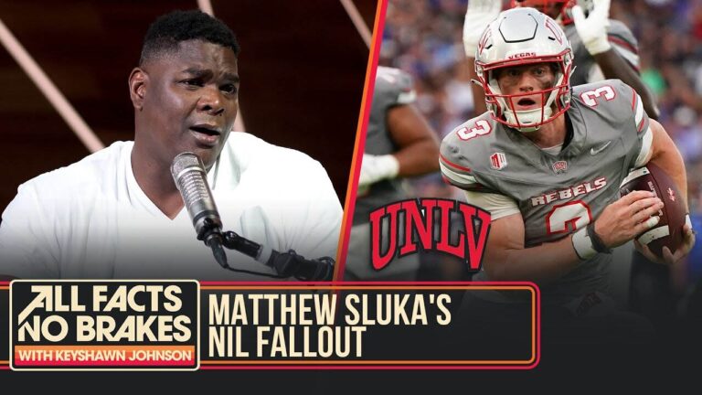 Keyshawn on Matthew Sluka’s $100K NIL drama at UNLV | All Facts No Brakes