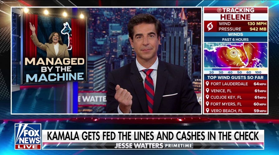 JESSE WATTERS: Kamala Harris' first solo interview on a major news network bombed