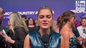 Alana Springsteen talks fashion and Shania Twain on the 2024 People's Choice Country Awards red carpet