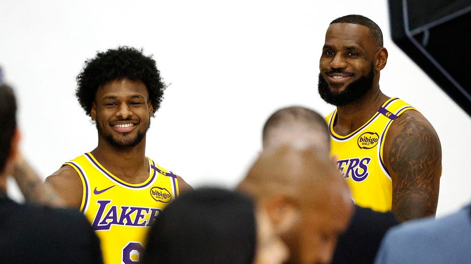 Lakers' LeBron James says he experienced 'pure joy' in practices with son Bronny as training camp tips off