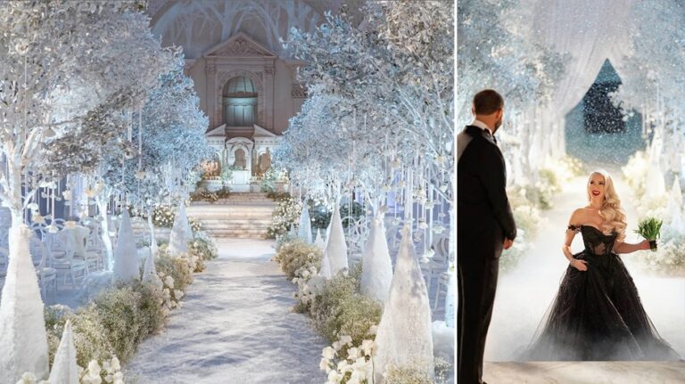 A winter wedding color palette that will transform your big day into a whimsical wonderland