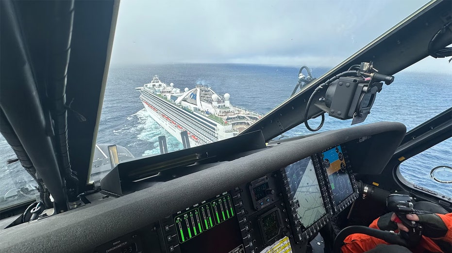 Coast Guard hoists ill man from cruise ship nearly 170 miles from California coast