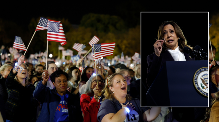 Suspects arrested for assaulting police officer outside of Kamala Harris rally in D.C.