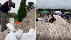 Video shows Floridians making last-minute preparations ahead of Hurricane Milton