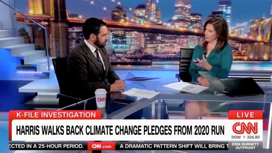 CNN segment puts spotlight on Kamala Harris' flip-flops on far-left policies: 'Very sharp turn'