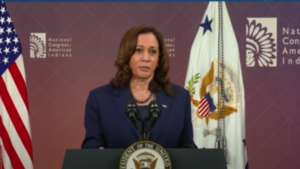 Columbus Day Flashback: Harris excoriated European explorers for 'wave of devastation' to Native peoples