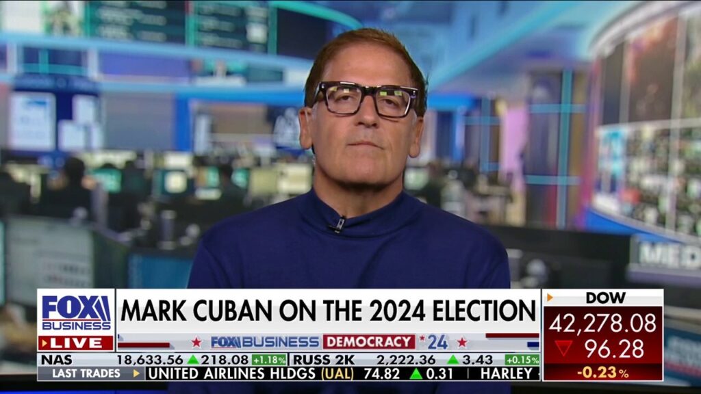 Mark Cuban claims Harris makes a more enticing campaign 'sale' than Trump