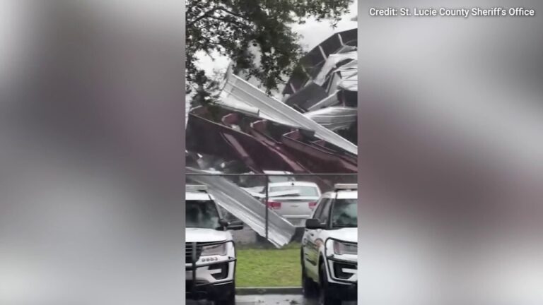 Sheriff describes devastating tornado damage to St. Lucie County Sheriff's office building