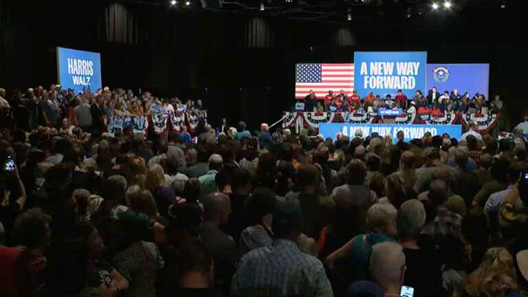 WATCH LIVE: Gov. Walz rallies supporters in Nevada