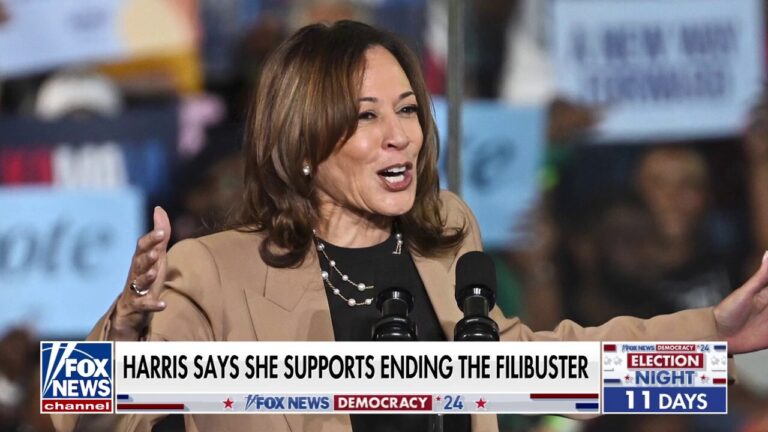 VP Harris floats idea of eliminating filibuster