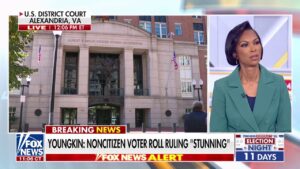 Harris Faulkner says Virginia voting roll ruling 'looks political'