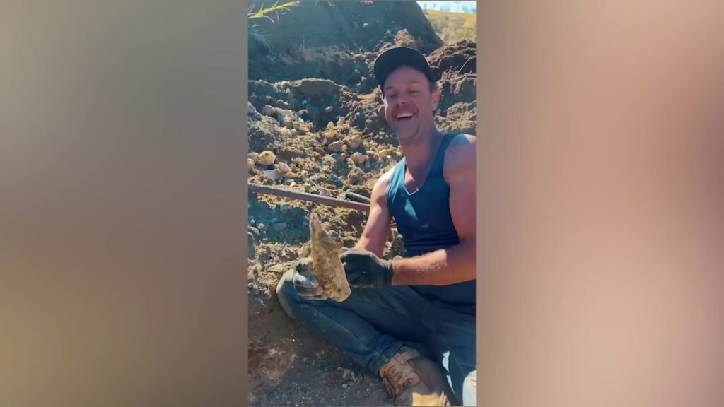 Australian crystal hunter discovers priceless gem hidden in dirt