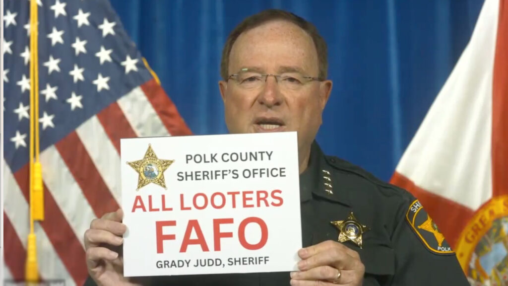 Florida sheriff whose county was affected by hurricane sends clear message to looters