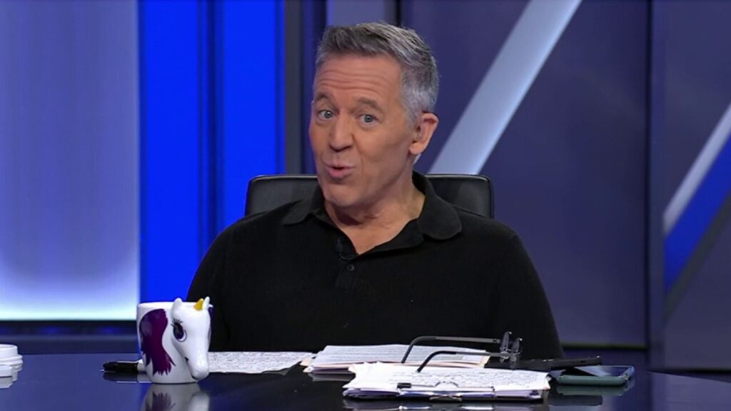 Gutfeld: Kamala's sipping brew after leading the coup