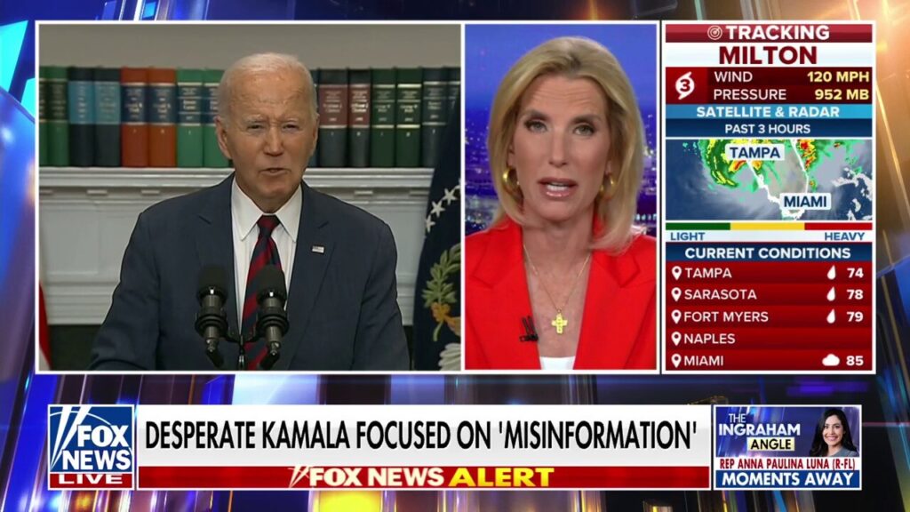 Laura Ingraham exposes the White House's hurricane 'misinformation' scam