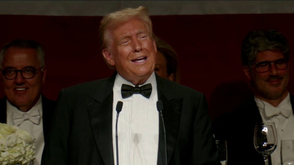 Trump's speech at Al Smith dinner