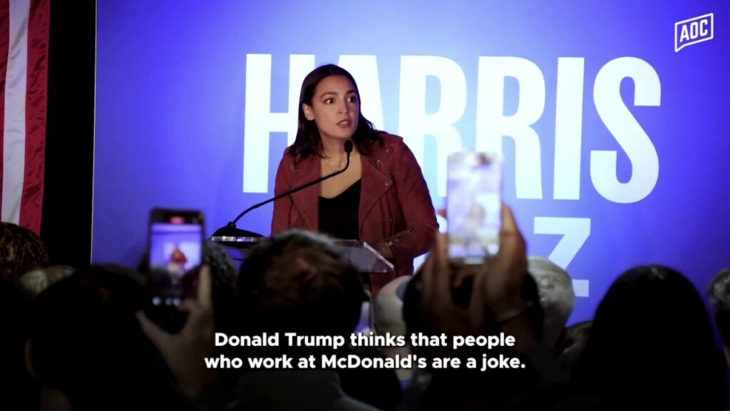 AOC unloads on Donald Trump's McDonald's visit: 'They're making fun of us'