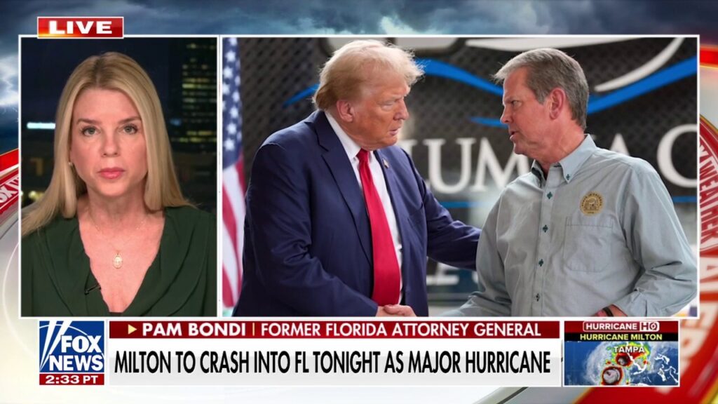 Pam Bondi reacts to VP Harris claiming Trump's hurricane response lacks 'empathy': 'Hold them accountable'