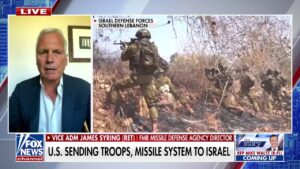 US deploying air defense system, troops to Israel is forward-thinking: Vice Admiral James Syring