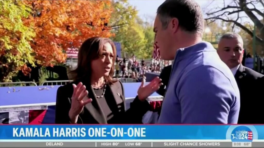 VP Kamala Harris dodges on 'disconnect' among male voters