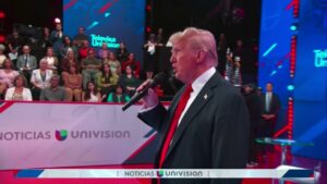 Trump speaks about Haitian Migrants at Univision Town Hall