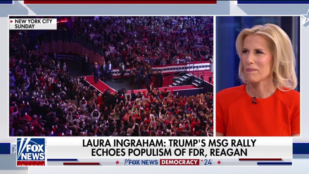 Laura Ingraham reflects on Trump's Madison Square Garden rally: Will 'fight to the finish'