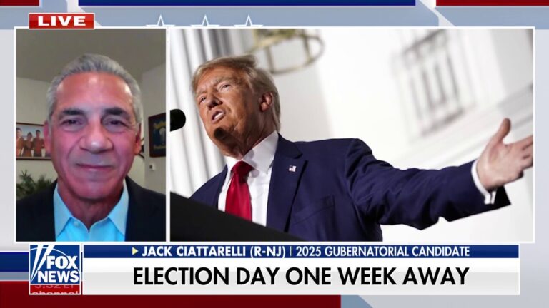 New Jersey gubernatorial candidate predicts Trump will win state amid early voting surge