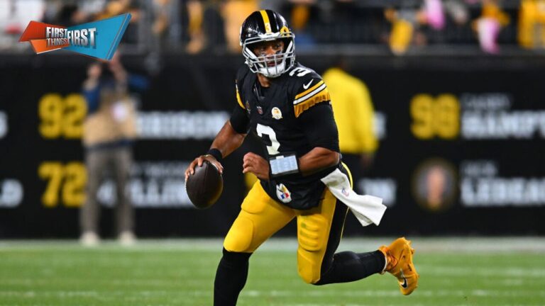 Is Russell Wilson's three-touchdown Steelers debut something or nothing? | First Things First