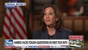 Harris arrived late to Bret Baier interview, aides waved to 'wrap' up