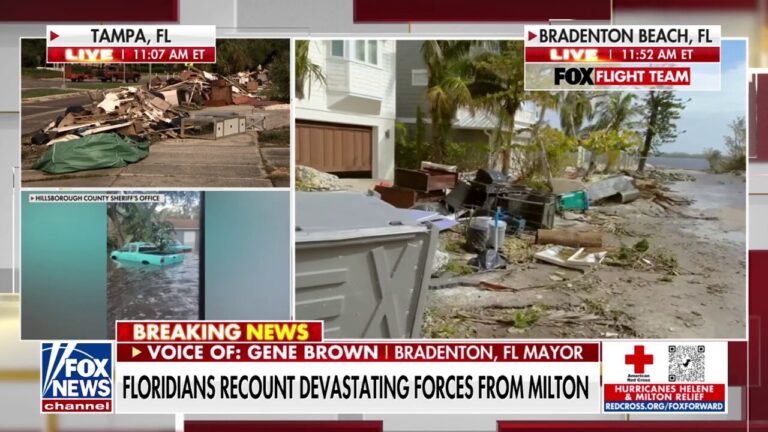 Florida mayor speaks on community's recovery efforts following Hurricane Milton