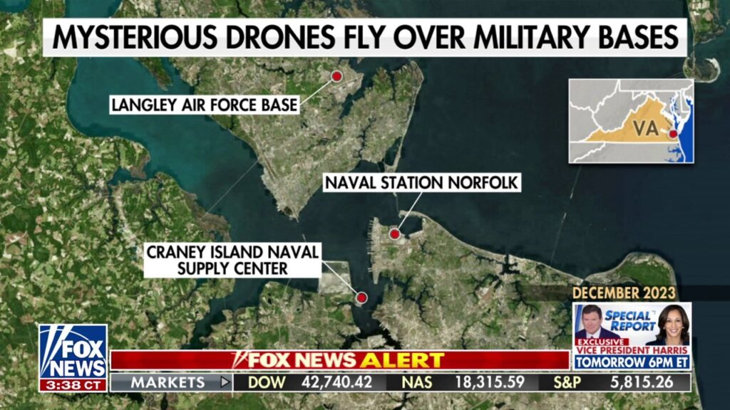 Mystery drones swarmed US base for 17 days