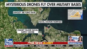 Mystery drones swarmed US base for 17 days