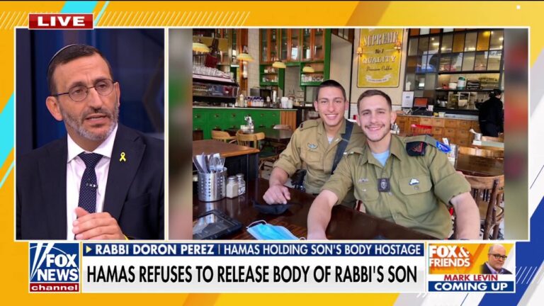 Rabbi speaks out as Hamas refuses to release his son's body