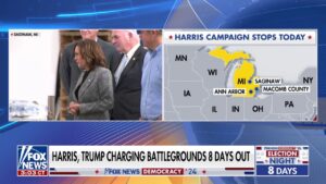 Kamala Harris stumps in Michigan in final days of 2024 race