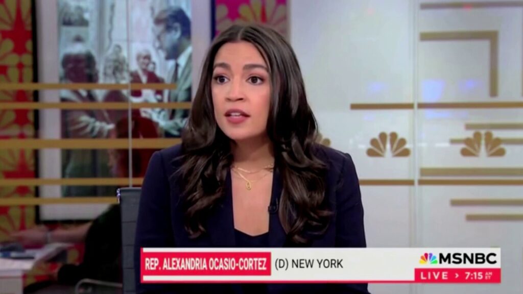 Rep. Alexandria Ocasio-Cortez tells MSNBC Trump's MSG appearance was a 'hate rally'