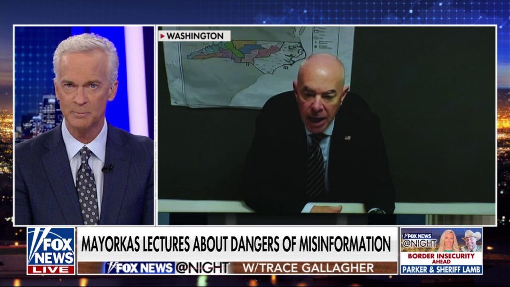 Mayorkas believes their 'misinformation' is dangerous, but his 'disinformation' is necessary: Trace Gallagher