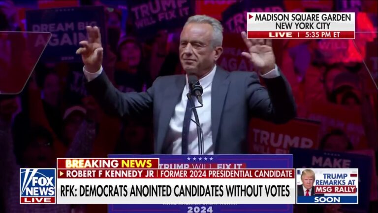 RFK Jr. says Democrats were once a 'party of peace', now 'party of war'