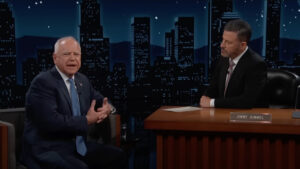 Tim Walz late-night debut reveals bizzare nickname for running mate