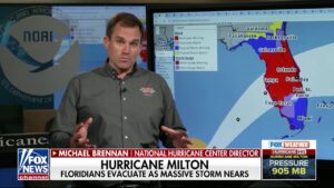 Hurricane Milton has intensified to a category 5 hurricane, again