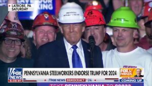 Trump secures major endorsement from local steelworkers union in Pennsylvania