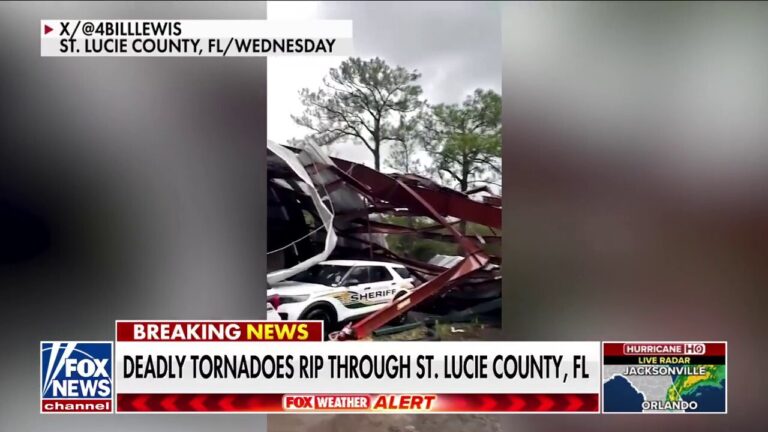 Deadly tornadoes destroy sheriff's facility in St. Lucie County, Florida