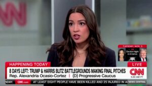 AOC says 'plenty of people aren't happy' about Kamala Harris campaigning with Liz Cheney