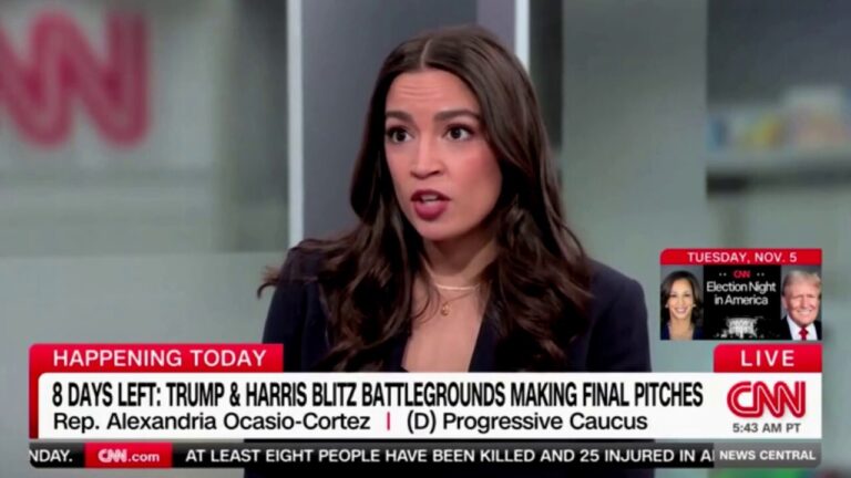 AOC says 'plenty of people aren't happy' about Kamala Harris campaigning with Liz Cheney