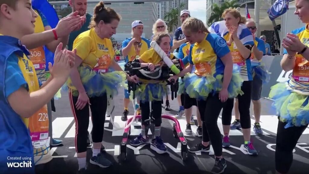 Going the extra mile: Woman with muscular dystrophy completes 12 marathons to raise funds