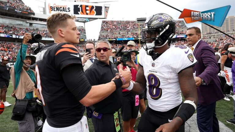 Ravens vs. Bengals preview, Do you trust Lamar Jackson or Joe Burrow more? | First Things First