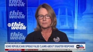 FEMA Administrator Deanne Criswell claims false information spreading about disaster relief money