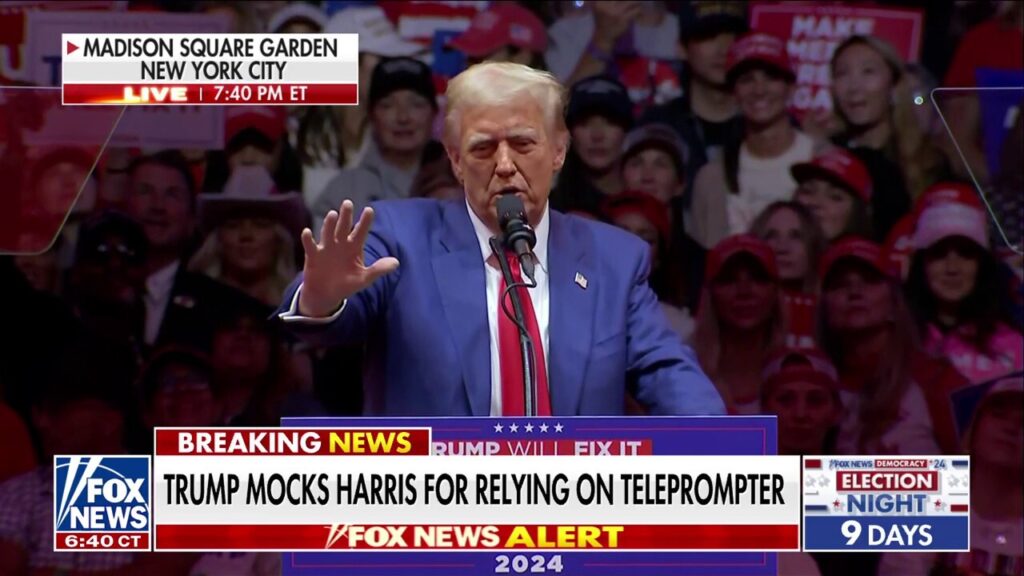 Trump mocks Kamala Harris' reliance on teleprompters: 'She was gone'