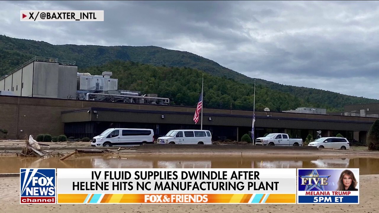 Hospitals brace for IV shortage after Helene hit critical supply plant